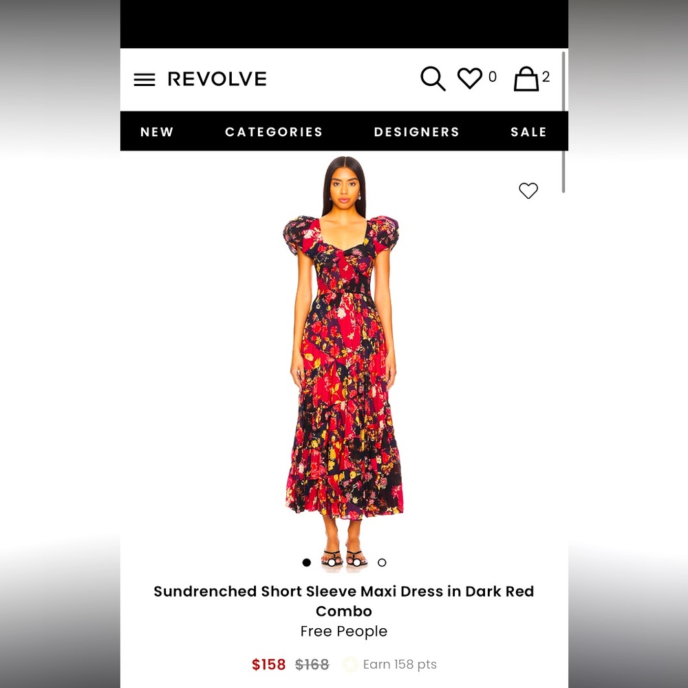Revolve/Free People /Best Selling /Stunning Sundrenched Maxi Dress